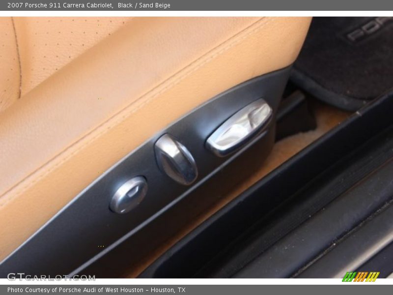 Black / Sand Beige 2007 Porsche 911 Carrera Cabriolet