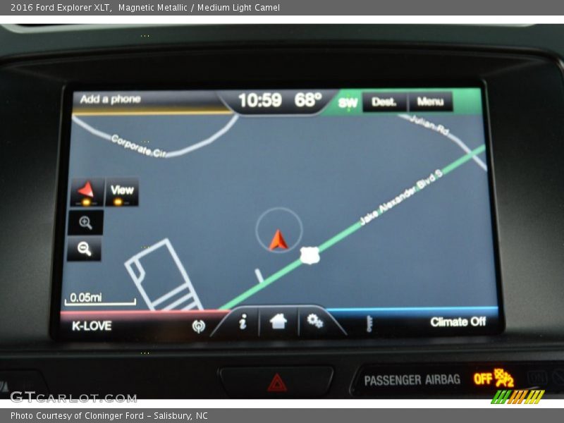 Magnetic Metallic / Medium Light Camel 2016 Ford Explorer XLT