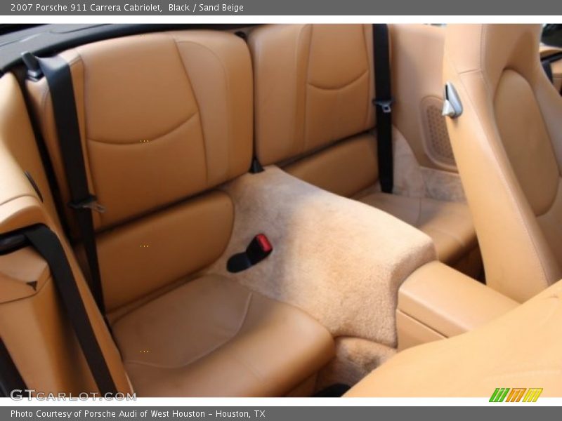 Black / Sand Beige 2007 Porsche 911 Carrera Cabriolet