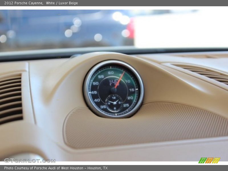 White / Luxor Beige 2012 Porsche Cayenne