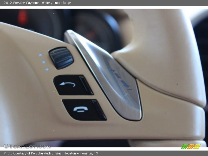 White / Luxor Beige 2012 Porsche Cayenne