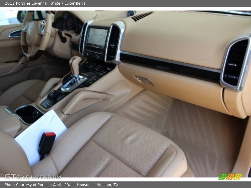 White / Luxor Beige 2012 Porsche Cayenne