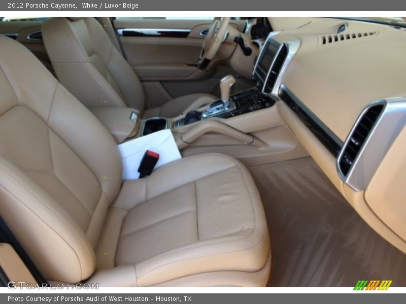 White / Luxor Beige 2012 Porsche Cayenne