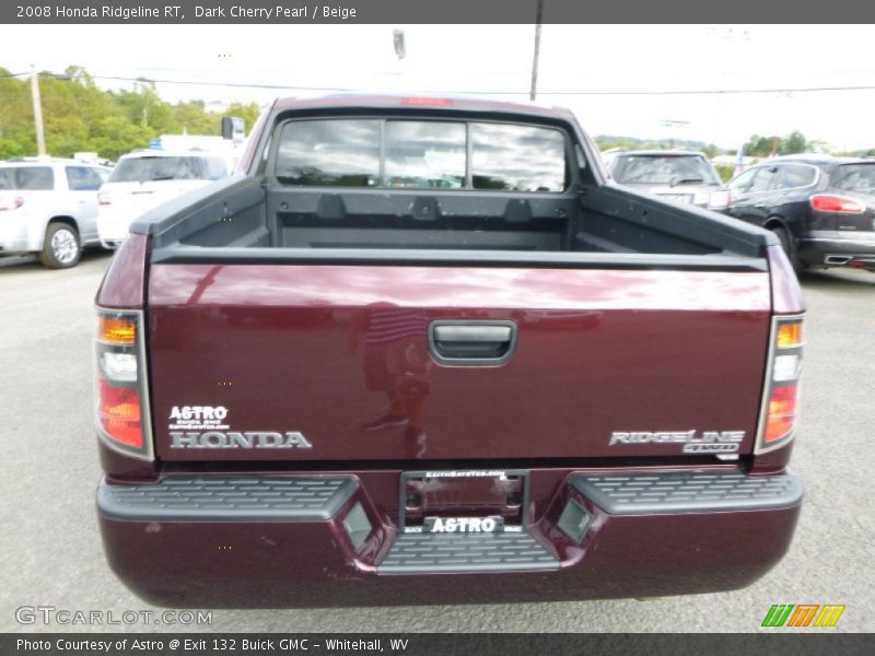 Dark Cherry Pearl / Beige 2008 Honda Ridgeline RT