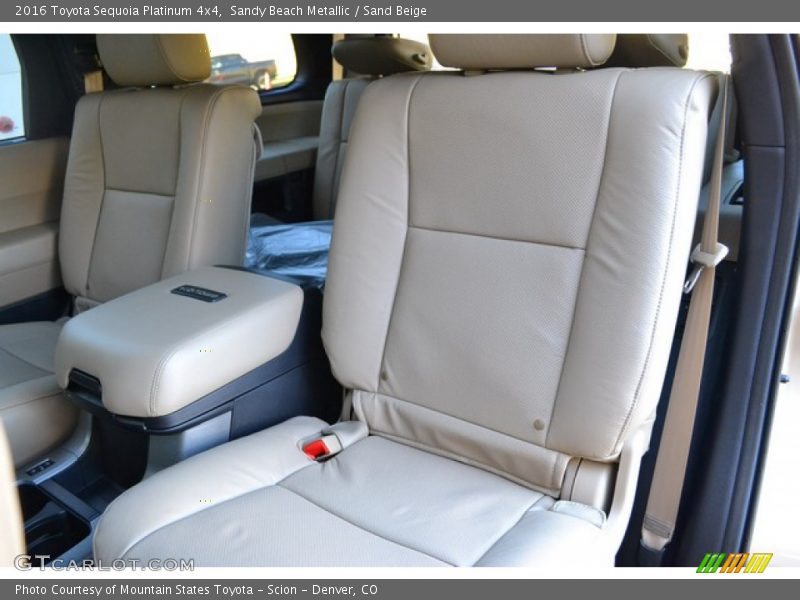 Sandy Beach Metallic / Sand Beige 2016 Toyota Sequoia Platinum 4x4