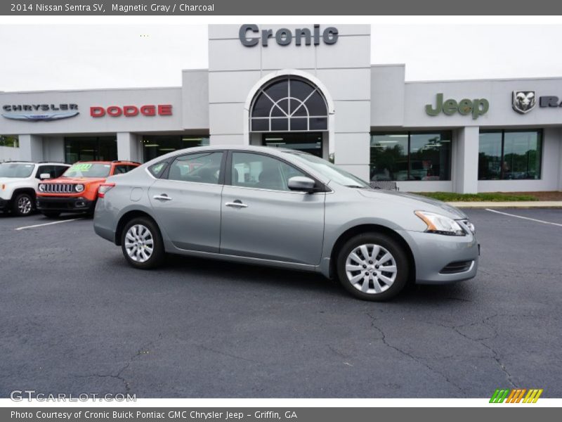 Magnetic Gray / Charcoal 2014 Nissan Sentra SV