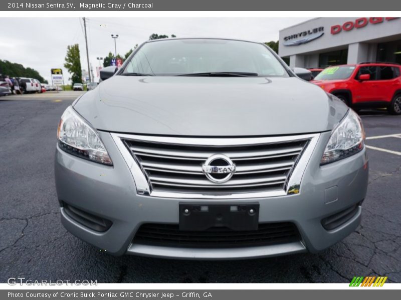 Magnetic Gray / Charcoal 2014 Nissan Sentra SV