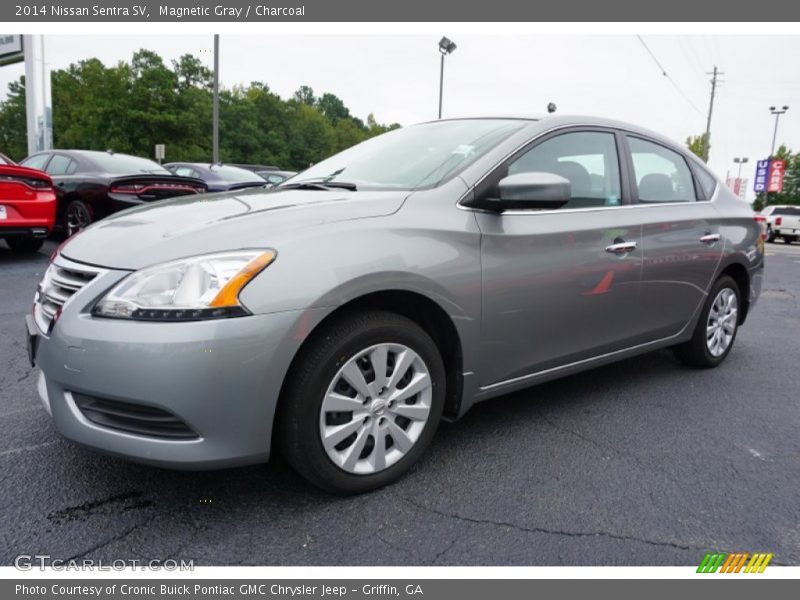 Magnetic Gray / Charcoal 2014 Nissan Sentra SV