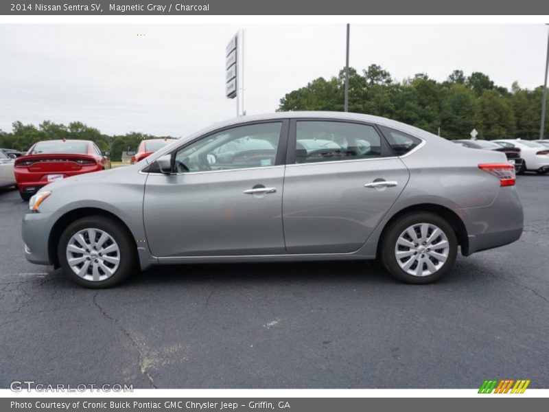 Magnetic Gray / Charcoal 2014 Nissan Sentra SV