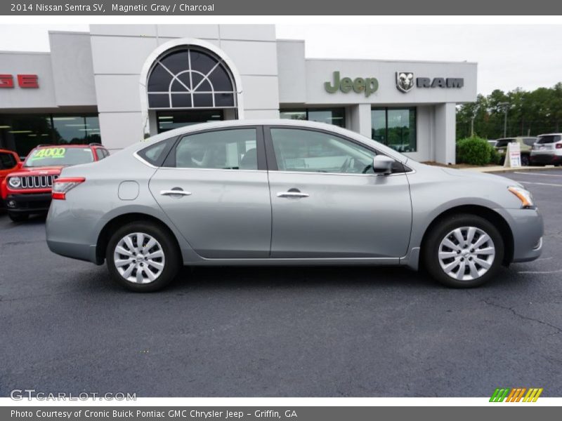 Magnetic Gray / Charcoal 2014 Nissan Sentra SV