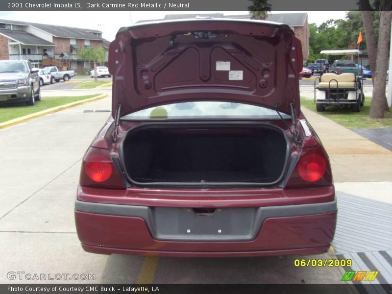 Dark Carmine Red Metallic / Neutral 2001 Chevrolet Impala LS
