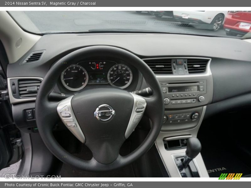 Magnetic Gray / Charcoal 2014 Nissan Sentra SV
