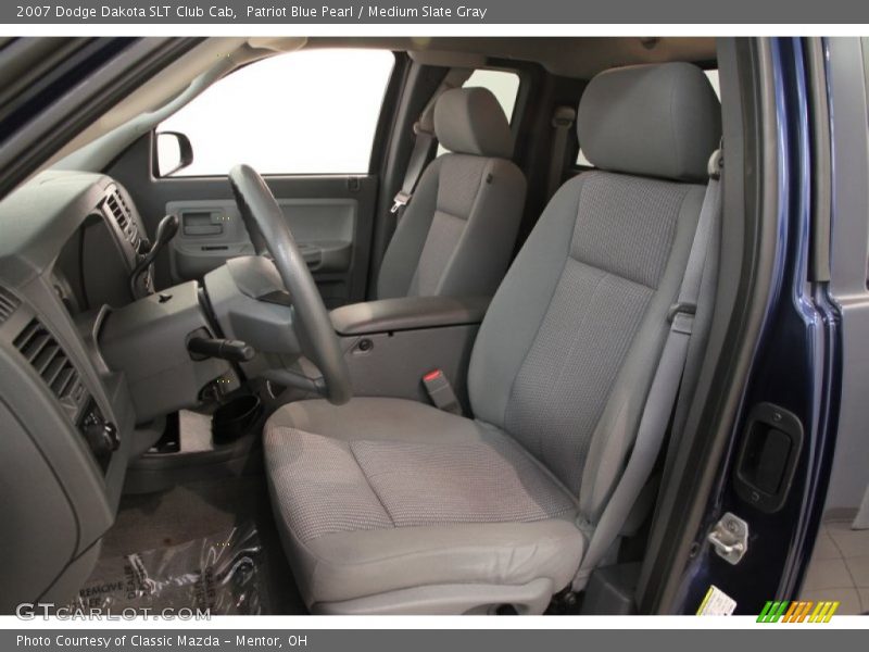 Patriot Blue Pearl / Medium Slate Gray 2007 Dodge Dakota SLT Club Cab