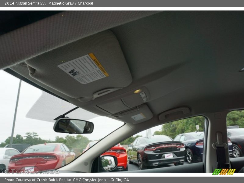 Magnetic Gray / Charcoal 2014 Nissan Sentra SV