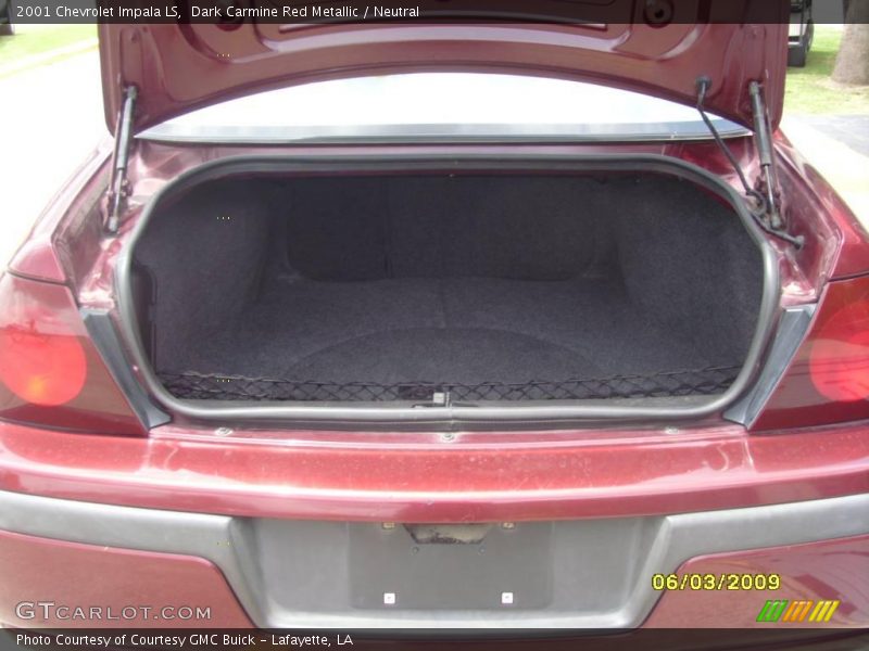 Dark Carmine Red Metallic / Neutral 2001 Chevrolet Impala LS