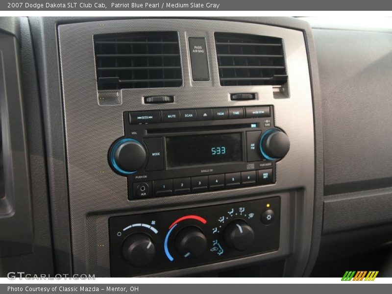 Patriot Blue Pearl / Medium Slate Gray 2007 Dodge Dakota SLT Club Cab