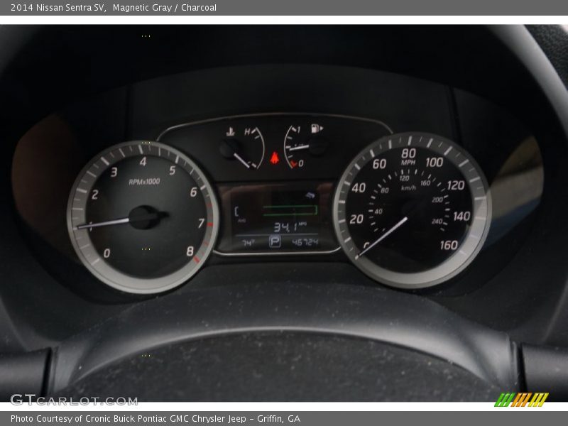 Magnetic Gray / Charcoal 2014 Nissan Sentra SV