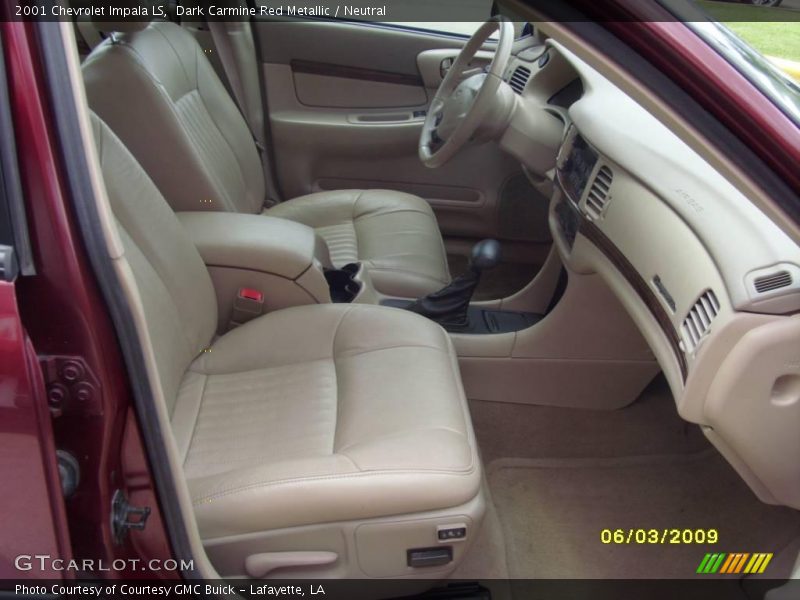 Dark Carmine Red Metallic / Neutral 2001 Chevrolet Impala LS