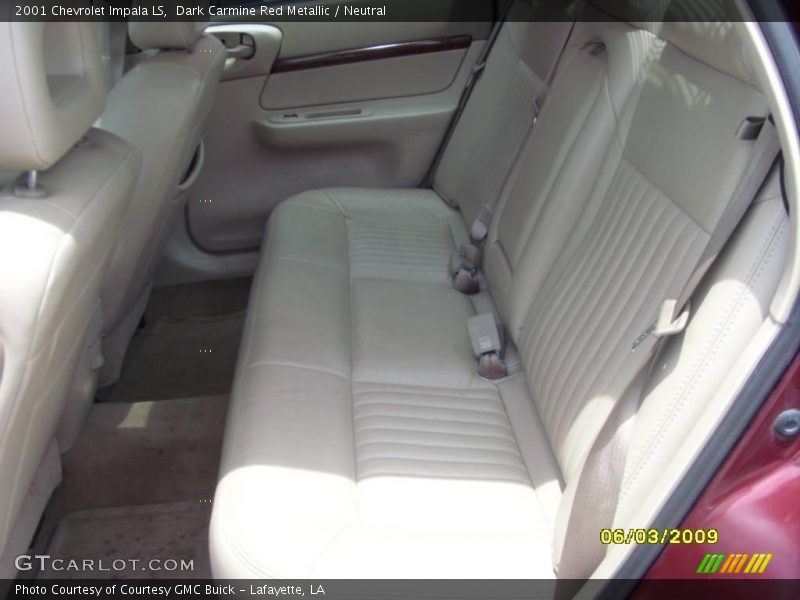 Dark Carmine Red Metallic / Neutral 2001 Chevrolet Impala LS