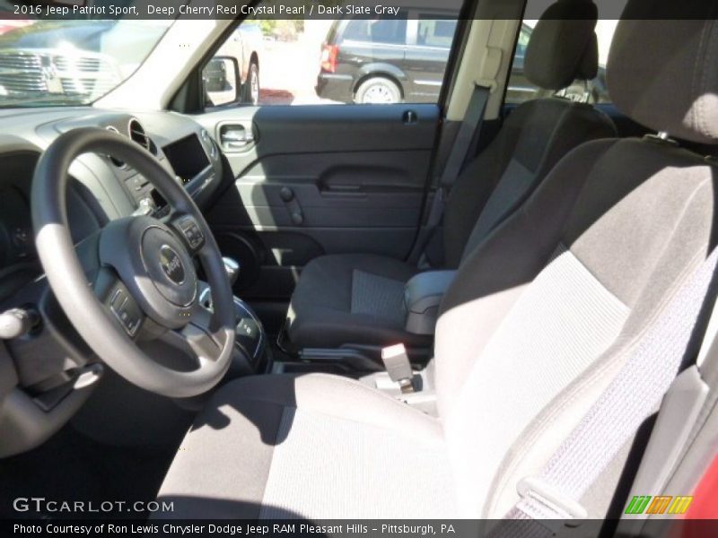 Deep Cherry Red Crystal Pearl / Dark Slate Gray 2016 Jeep Patriot Sport