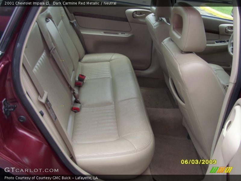 Dark Carmine Red Metallic / Neutral 2001 Chevrolet Impala LS