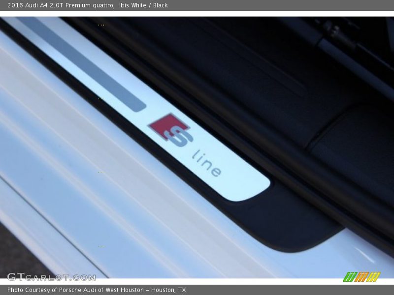 Ibis White / Black 2016 Audi A4 2.0T Premium quattro