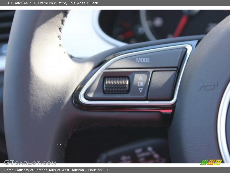 Ibis White / Black 2016 Audi A4 2.0T Premium quattro