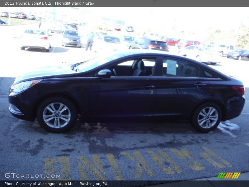 Midnight Black / Gray 2013 Hyundai Sonata GLS