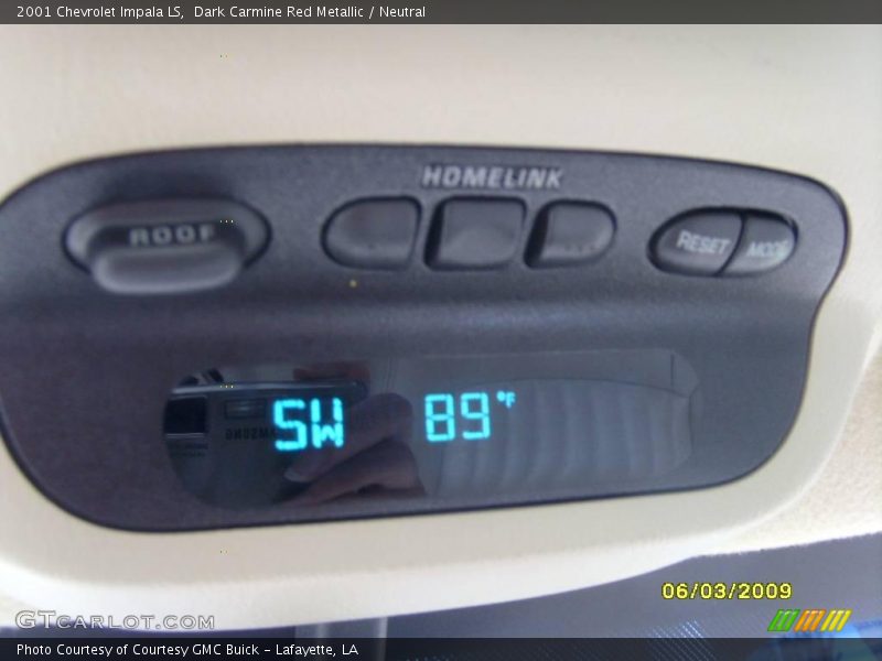Dark Carmine Red Metallic / Neutral 2001 Chevrolet Impala LS