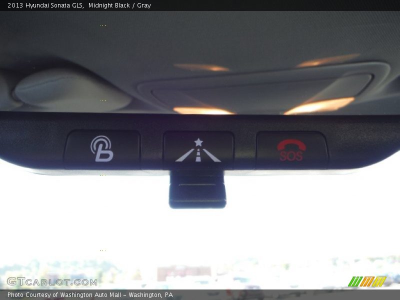 Midnight Black / Gray 2013 Hyundai Sonata GLS