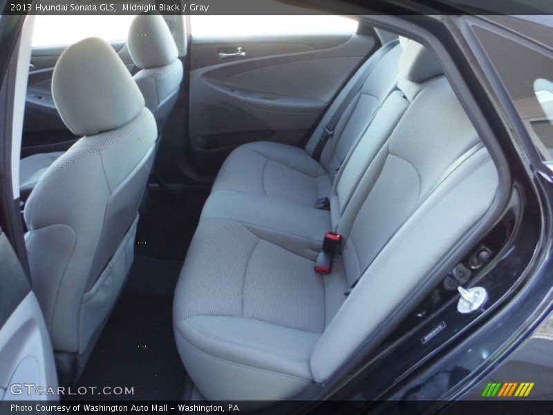Midnight Black / Gray 2013 Hyundai Sonata GLS