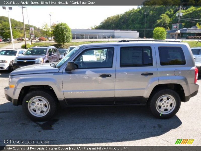 Billet Silver Metallic / Dark Slate Gray 2016 Jeep Patriot Sport