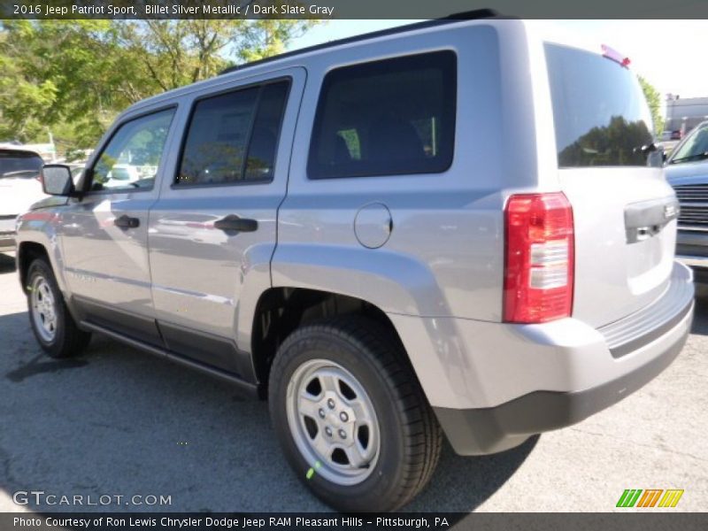 Billet Silver Metallic / Dark Slate Gray 2016 Jeep Patriot Sport