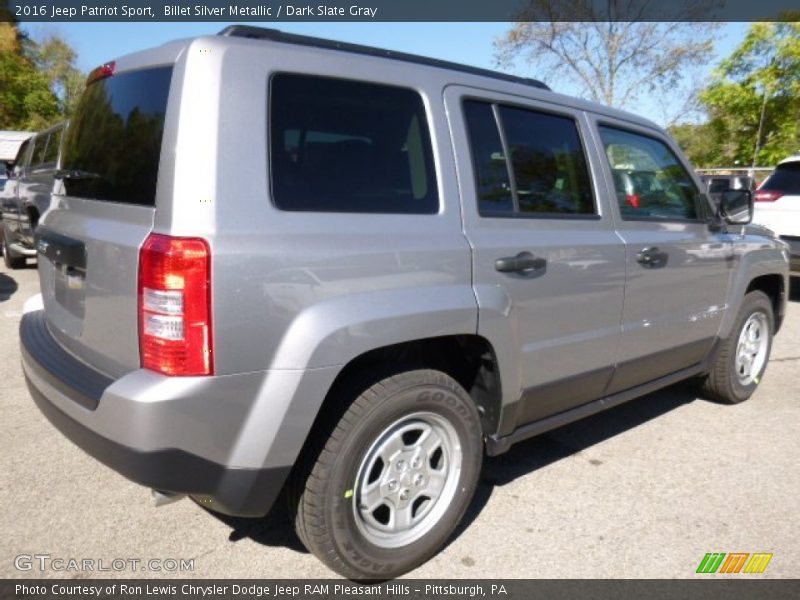 Billet Silver Metallic / Dark Slate Gray 2016 Jeep Patriot Sport