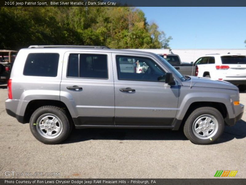 Billet Silver Metallic / Dark Slate Gray 2016 Jeep Patriot Sport