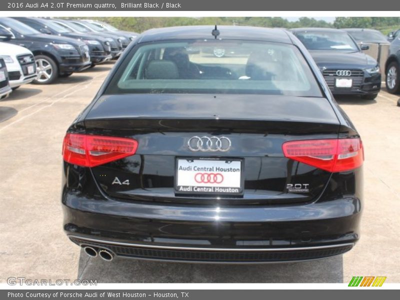 Brilliant Black / Black 2016 Audi A4 2.0T Premium quattro