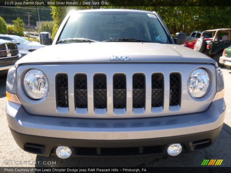 Billet Silver Metallic / Dark Slate Gray 2016 Jeep Patriot Sport