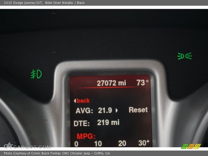 Billet Silver Metallic / Black 2015 Dodge Journey SXT