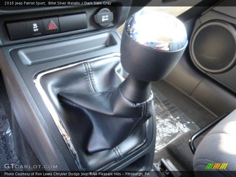 Billet Silver Metallic / Dark Slate Gray 2016 Jeep Patriot Sport