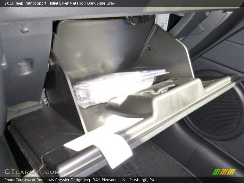 Billet Silver Metallic / Dark Slate Gray 2016 Jeep Patriot Sport
