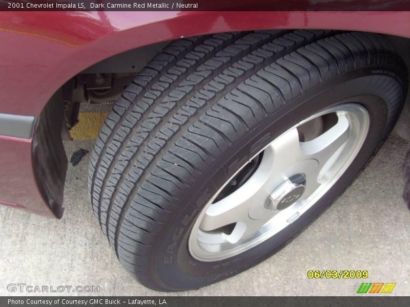 Dark Carmine Red Metallic / Neutral 2001 Chevrolet Impala LS