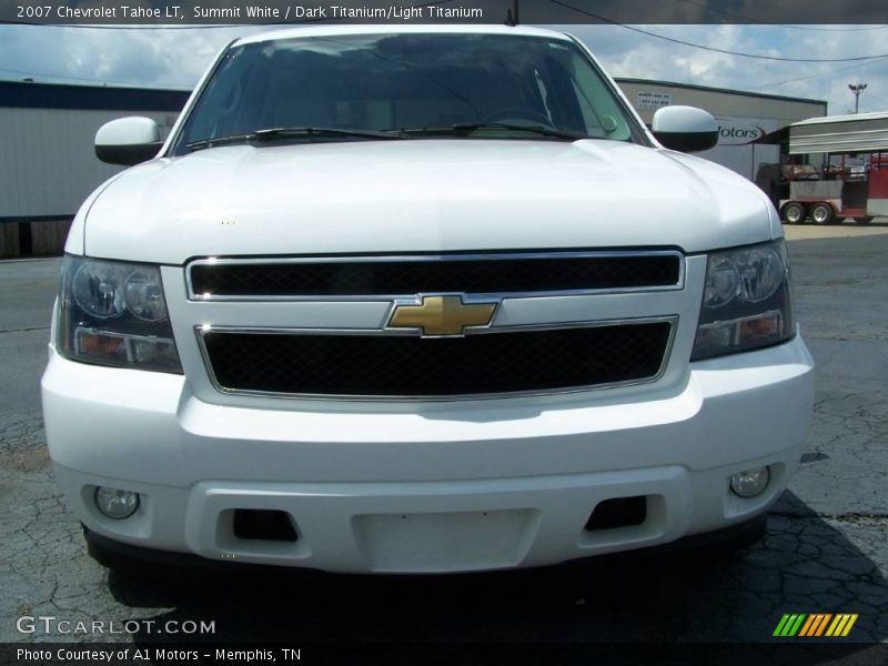 Summit White / Dark Titanium/Light Titanium 2007 Chevrolet Tahoe LT