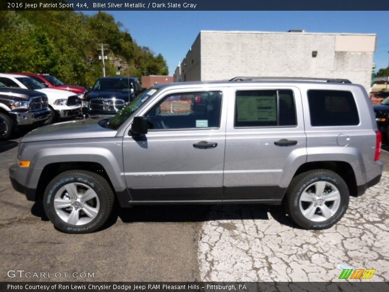 Billet Silver Metallic / Dark Slate Gray 2016 Jeep Patriot Sport 4x4