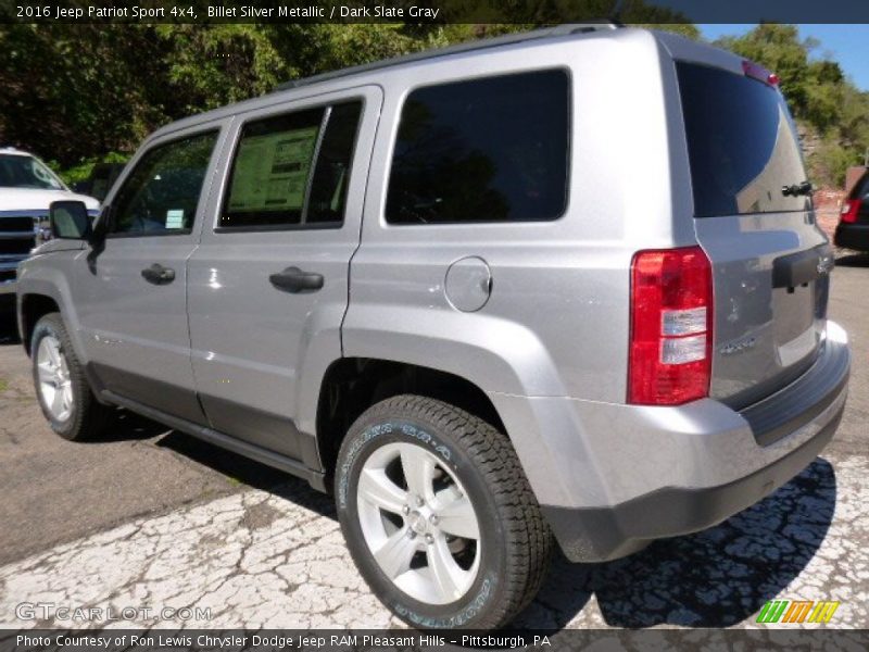 Billet Silver Metallic / Dark Slate Gray 2016 Jeep Patriot Sport 4x4