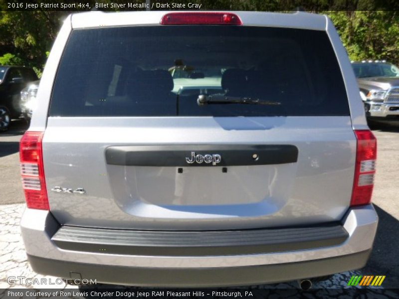 Billet Silver Metallic / Dark Slate Gray 2016 Jeep Patriot Sport 4x4