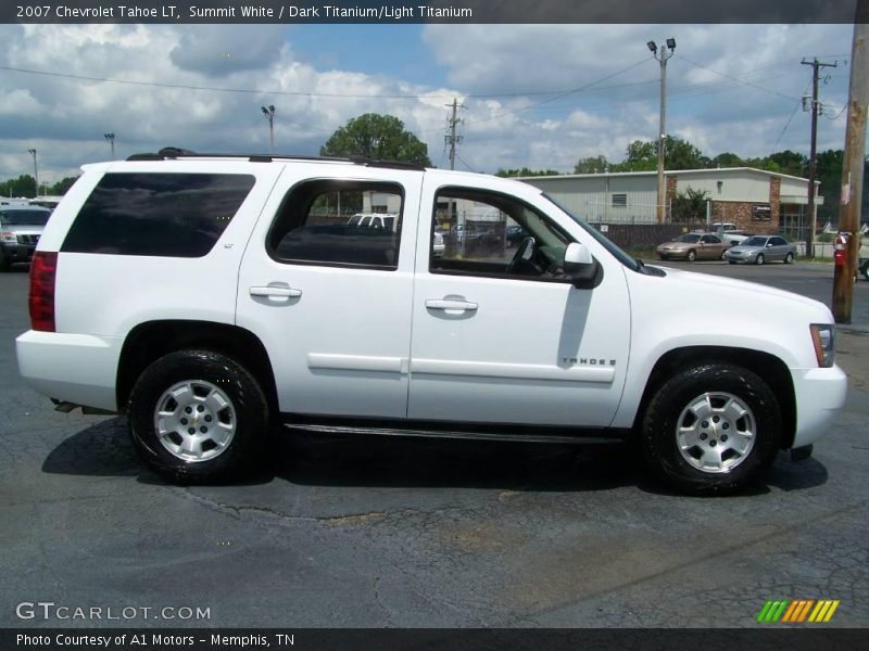 Summit White / Dark Titanium/Light Titanium 2007 Chevrolet Tahoe LT