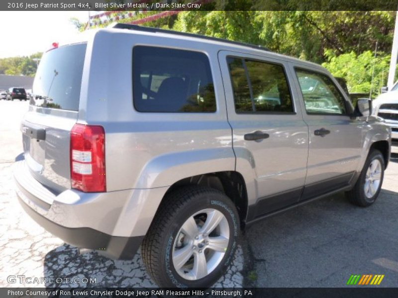 Billet Silver Metallic / Dark Slate Gray 2016 Jeep Patriot Sport 4x4