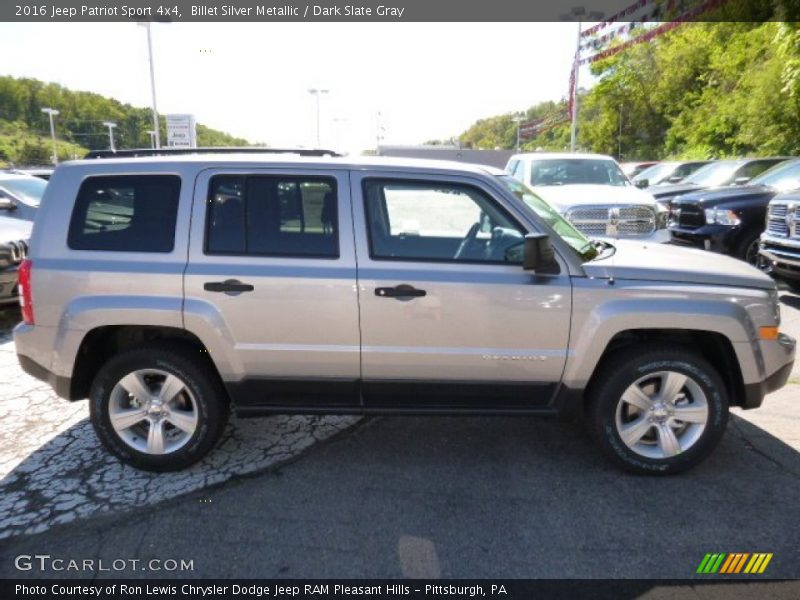 Billet Silver Metallic / Dark Slate Gray 2016 Jeep Patriot Sport 4x4