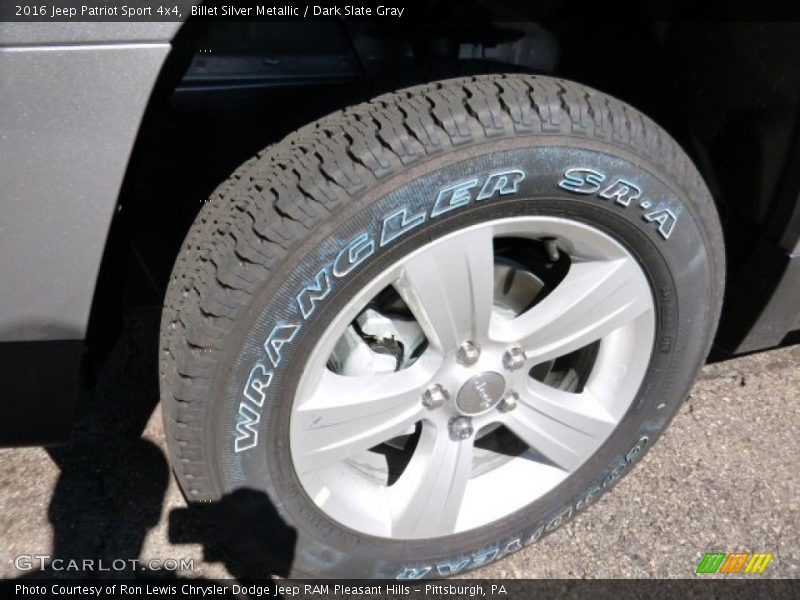 Billet Silver Metallic / Dark Slate Gray 2016 Jeep Patriot Sport 4x4