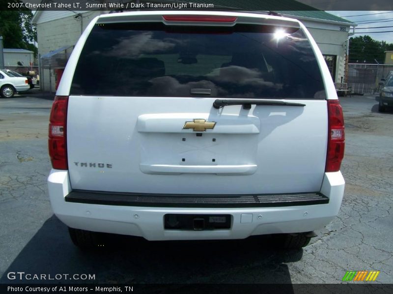 Summit White / Dark Titanium/Light Titanium 2007 Chevrolet Tahoe LT
